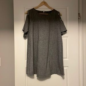 Dark grey mini dress